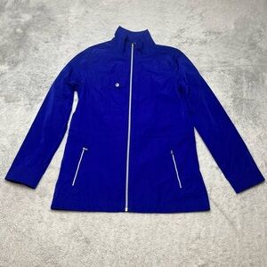 Polo Golf Ralph Lauren Women’s Jacket Royal Blue Stand Up Collar‎ Sz S